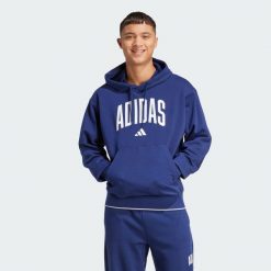 Bluza Collegiate Hoodie. Białe bluzy męskie Adidas, l, bez wzorów, z kapturem. Za 279.00 zł.