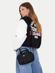 Tommy Jeans Torebka Tjw Ess Daily Crossover AW0AW17889 Czarny. Czarne torebki do ręki damskie Tommy Jeans, bez wzorów, z jeansu, bez dodatków. Za 188.99 zł.