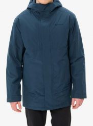 Kurtka ocieplana męska Vaude Rosemoor Padded Parka. Niebieskie kurtki męskie Vaude, na zimę, l, bez wzorów, bez kaptura. Za 732.59 zł.