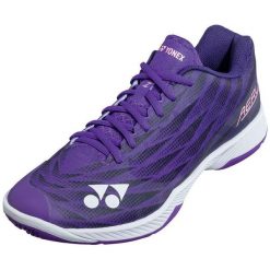 Damskie buty do badmintona Yonex Power Cushion Aerus Z. Fioletowe obuwie sportowe damskie YONEX, bez wzorów, z meshu. W wyprzedaży za 545.00 zł.