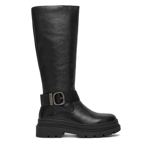 Kozaki G-Star. Czarne kozaki damskie G-Star, bez obcasa, na płaskiej podeszwie. Za 599.99 zł.