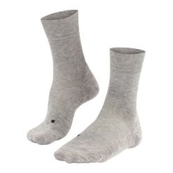 Skarpetki Falke GO2. Szare skarpety męskie Falke, bez wzorów, z bawełny. Za 144.00 zł.