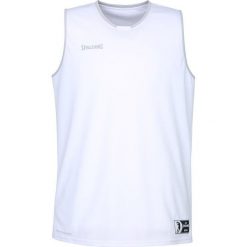 Jersey Spalding Move. Białe koszulki sportowe męskie Spalding, bez wzorów, z jersey, bez kołnierzyka, bez ramiączek, do koszykówki. W wyprzedaży za 93.00 zł.
