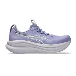 Buty do biegania ASICS Gel-Nimbus 28 Fioletowy/Biały. Fioletowe obuwie sportowe damskie Asics, bez wzorów, z materiału, do biegania. Za 876.65 zł.
