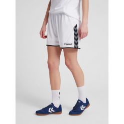 Szorty damskie Hummel hmlautentyczne Poly. Zielone szorty sportowe damskie Hummel, s, z aplikacjami, z materiału, klasyczne, z standardowym stanem. Za 113.00 zł.