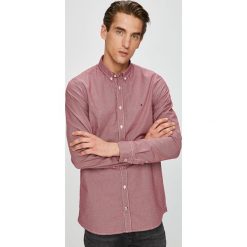 Tommy Hilfiger - Koszula. Szare koszule męskie marki Tommy Hilfiger, z bawełny, button down, z długim rękawem. Za 299.90 zł.