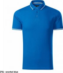 MALFINI Perfection plain 251 - ADLER - Koszulka polo męska, 200 g/m, - snorkel blue XL. Niebieskie koszulki polo męskie Malfini, m, bez wzorów, bez ramiączek. Za 92.08 zł.