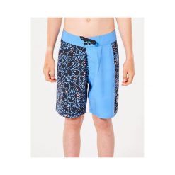 Spodenki surfingowe chłopięce Rip Curl Mirage Head Noise-Boy Niebieski. Niebieskie szorty dla chłopców Rip Curl, na lato, z aplikacjami, z tkaniny, sportowe. Za 125.00 zł.