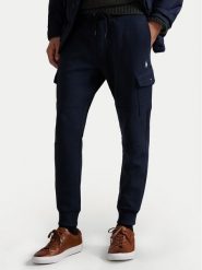 Polo Ralph Lauren Spodnie materiałowe 710980340001 Granatowy Regular Fit. Niebieskie spodnie materiałowe męskie Polo Ralph Lauren, m, bez wzorów, z bawełny. Za 769.99 zł.