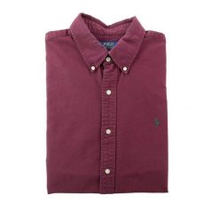Second life - Koszule klasyczne męskie Custom Fit - Jak nowy. Czerwone koszule męskie Ralph Lauren, m, bez wzorów, biznesowe, bez kołnierzyka, bez ramiączek. Za 207.36 zł.