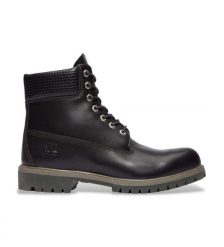 TIMBERLAND Premium 6 Inch Lace Up Waterproof Boot Trapery męskie. Czarne śniegowce i trapery męskie Timberland, na zimę, z materiału, bez zapięcia. W wyprzedaży za 783.99 zł.