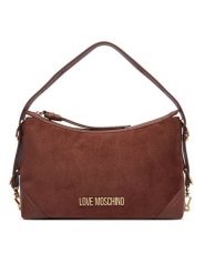 LOVE MOSCHINO Torebka JC4091PP1PLD120A Brązowy. Brązowe torebki do ręki damskie Love Moschino, bez wzorów, ze skóry, bez dodatków. Za 879.99 zł.