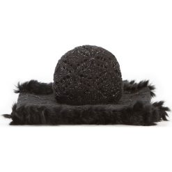 Komplet czapka + komin 87-SF-005-1. Brązowe czapki i kapelusze damskie Wittchen, na zimę, z dzianiny. Za 209.00 zł.