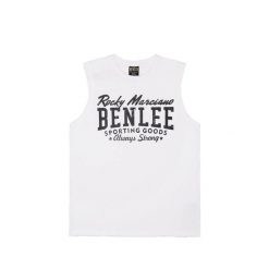 Tank top Benlee Lastarza. Białe t-shirty męskie BENLEE, bez wzorów, sportowe, bez kołnierzyka. Za 190.00 zł.