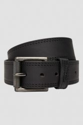 AERONAUTICA MILITARE Czarny skórzany męski pasek, Rozmiar L. Czarne paski damskie Aeronautica Militare, bez wzorów, z materiału, eleganckie. W wyprzedaży za 269.99 zł.