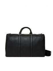 Calvin Klein Torba Raised Duffle LV04D3158G Czarny. Czarne torby sportowe męskie Calvin Klein, bez wzorów, ze skóry. Za 759.99 zł.
