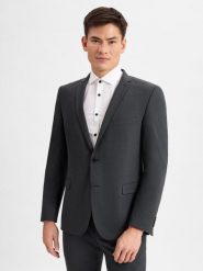 Finshley & Harding spodnie garniturowe - Steven Mężczyźni Modern Fit szary, 98. Szare eleganckie spodnie męskie Finshley & Harding, m, bez wzorów, z wełny. Za 899.95 zł.