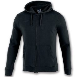 Kurtka sportowa męska Joma Boy Argos II. Czarne kurtki męskie Joma, m, bez wzorów, z bawełny, sportowe, z kapturem. Za 89.99 zł.