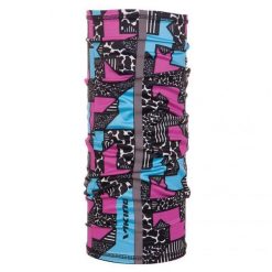 Chustka Odblaskowy Materiał. Czarne szaliki męskie Viking, bez wzorów, z materiału. Za 84.99 zł.