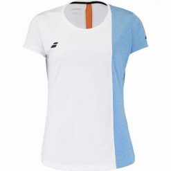Koszulka tenisowa Babolat Play Cap Top Girl. Białe t-shirty i topy dla dziewczynek BABOLAT, bez wzorów, z materiału, bez ramiączek. Za 145.00 zł.