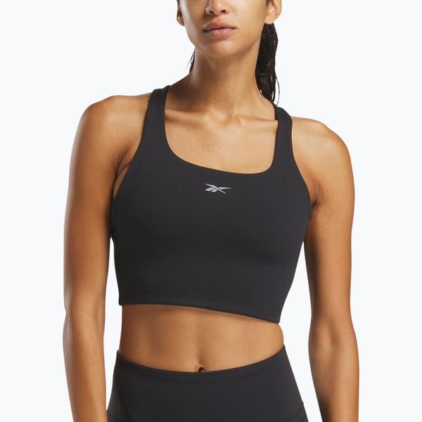 Koszulka Reebok Lux Tank. Czarne koszulki sportowe damskie REEBOK FITNESS, m, bez wzorów, z materiału, eleganckie, bez kołnierzyka. Za 189.99 zł.