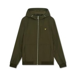Kurtka Lyle & Scott Softshell. Zielone kurtki męskie LYLE AND SCOTT, m, bez wzorów, z polaru, eleganckie. Za 532.00 zł.