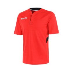 Koszulka Macron Lava. Czarne koszulki sportowe męskie Macron, bez wzorów, bez kołnierzyka, bez ramiączek. Za 220.00 zł.