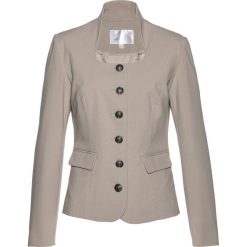 Żakiet w rustykalnym stylu bonprix kamienisty. Żakiety damskie marki bonprix. Za 89.99 zł.