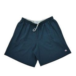 Męskie granatowe szorty. Niebieskie krótkie spodenki sportowe męskie Champion, m, bez wzorów, z materiału, na fitness i siłownię. Za 80.90 zł.