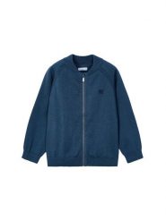 Mayoral Bluza 3373 Granatowy Regular Fit. Niebieskie bluzy dla chłopców Mayoral, bez wzorów, z bawełny, bez ramiączek, bez kaptura. Za 109.99 zł.