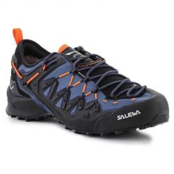 Buty trekkingowe męskie Salewa MS Wildfire Edge Gtx. Niebieskie trekkingi męskie Salewa, trekkingowe. Za 957.00 zł.