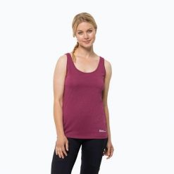 Koszulka trekkingowa damska Jack Wolfskin Pack & Go Tank. Czerwone t-shirty damskie Jack Wolfskin, xs, bez wzorów, bez kołnierzyka. Za 58.99 zł.
