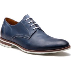 Półbuty GINO ROSSI - Andy MPV085-N86-5K00-5700-0 59. Niebieskie eleganckie półbuty Gino Rossi, ze skóry. Za 449.90 zł.