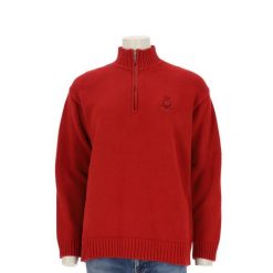 Second life - Sweter damski czerwony - Jak nowy. Czerwone swetry damskie Ralph Lauren, l, bez wzorów, z dresówki, eleganckie, bez kołnierzyka, bez ramiączek, bez kaptura. Za 127.76 zł.