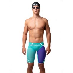 Akron Venom Hero Mens Jammers - Tiffany / Violet - Rozmiar 20. Niebieskie kąpielówki męskie AKRON, m, bez wzorów, do pływania. Za 5,306.05 zł.