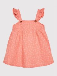 United Colors Of Benetton Sukienka letnia 4PL9GV005 Różowy Regular Fit. Czerwone sukienki dla dziewczynek United Colors Of Benetton, na lato, bez wzorów, z bawełny, bez ramiączek. Za 99.99 zł.
