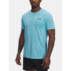 T-Shirt Męski Sportowy Under Armour Vanish Seamless. Niebieskie t-shirty męskie Under Armour, m, bez wzorów, sportowe, bez kołnierzyka. Za 199.99 zł.