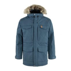 Kurtka zimowa męska Fjällräven Nuuk Parka. Niebieskie kurtki męskie Fjällräven, na zimę, m, bez wzorów, trekkingowe. W wyprzedaży za 2,099.95 zł.