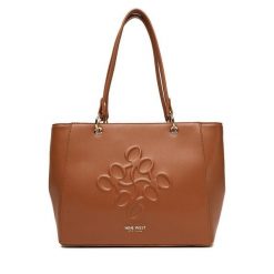 Torebka Nine West. Brązowe torebki do ręki damskie Nine West, bez wzorów, klasyczne, bez dodatków. Za 249.99 zł.