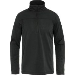 Bluza polarowa męska Fjallraven Abisko Lite Fleece Half Zip. Czarne bluzy męskie Fjällräven, l, bez wzorów, z polaru, bez kaptura. Za 445.99 zł.