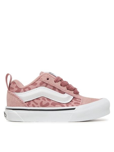 Vans Sneakersy Knu Skool VN000CYUFPR1 Różowy. Czerwone buty sportowe dziewczęce Vans, bez wzorów, ze skóry, bez zapięcia. Za 259.99 zł.
