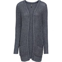 Kardigan z połyskującą nitką bonprix ciemnoniebiesko-srebrny. Kardigany damskie marki bonprix. Za 49.99 zł.