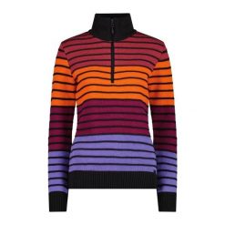 Sweter damski CMP. Brązowe swetry damskie CMP, na zimę, bez wzorów, bez kołnierzyka, bez ramiączek, bez kaptura. Za 340.00 zł.