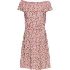 Sukienka "carmen" bonprix jasnoróżowy w kwiaty. Sukienki damskie marki bonprix. Za 44.99 zł.