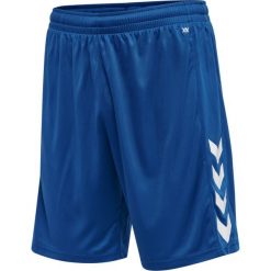 Spodenki piłkarskie męskie Hummel Core XK Poly Shorts. Niebieskie krótkie spodenki sportowe męskie Hummel, l, bez wzorów, do piłki nożnej. Za 105.50 zł.