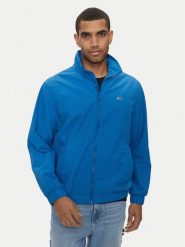 Tommy Jeans Kurtka bomber Essential DM0DM17982 Niebieski Regular Fit. Niebieskie kurtki męskie Tommy Jeans, m, bez wzorów, z jeansu, bez kaptura. Za 419.99 zł.