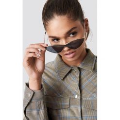 NA-KD Accessories Metalowe okulary przeciwsłoneczne Cateye - Black. Czarne okulary przeciwsłoneczne damskie NA-KD Accessories. Za 80.95 zł.