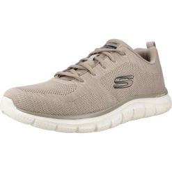 Buty do biegania Mężczyzna Skechers Track Front Runner beżowy. Brązowe buty sportowe męskie Skechers, bez zapięcia, do biegania. Za 297.60 zł.