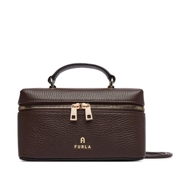 Torebka Furla. Brązowe torebki do ręki damskie Furla, bez wzorów, bez dodatków. Za 944.99 zł.