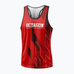 Tank top męski Octagon Diamond. Czerwone t-shirty męskie OCTAGON, na lato, m, bez wzorów, z materiału, sportowe, bez kołnierzyka. Za 83.99 zł.